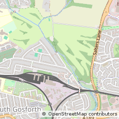Map of Newcastle Upon Tyne