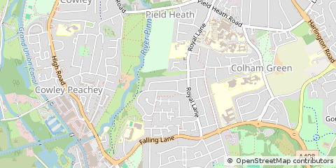 Map of West Drayton