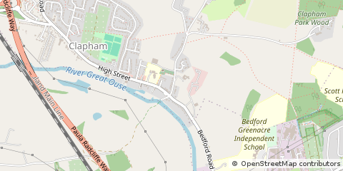 Map of Bedford