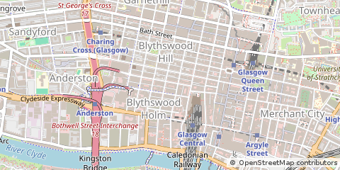 Map of Glasgow