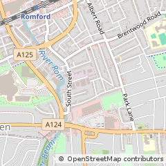 Map of Romford, Essex