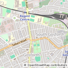 Map of Newcastle Upon Tyne