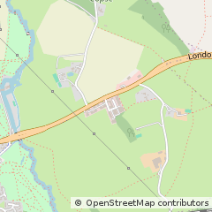 Map of London Road, Hook Hampshire