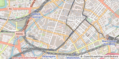Map of Manchester
