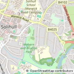 Map of Solihull