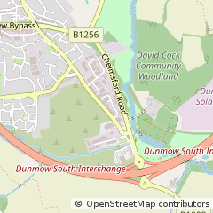 Map of Dunmow, Essex
