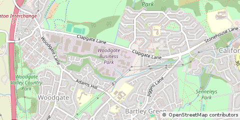 Map of Birmingham