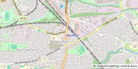 Map of Coatbridge