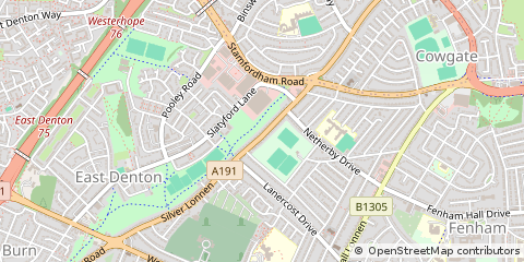 Map of Newcastle Upon Tyne