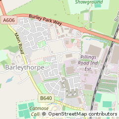 Map of Oakham, Rutland
