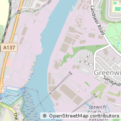 Map of Port of Ipswich, Suffolk