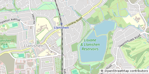 Map of Cardiff