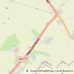 Map of Kenilworth, Warwickshire