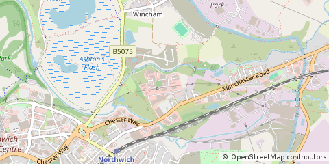 Map of Northwich, Cheshire