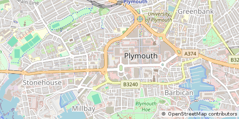 Map of Plymouth