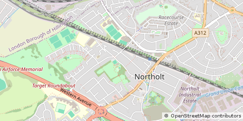 Map of Northolt, London
