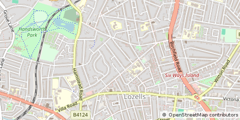Map of Birmingham, West Midlands