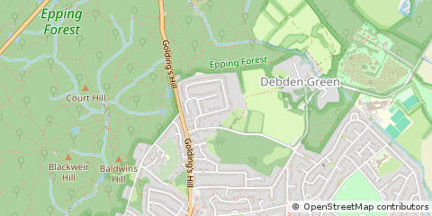 Map of Loughton, Essex