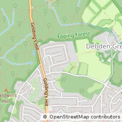 Map of Loughton, Essex