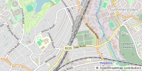 Map of Wimbledon