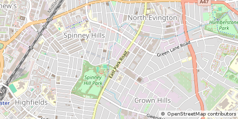 Map of Leicester