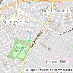 Map of Leicester