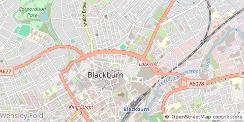 Map of Blackburn