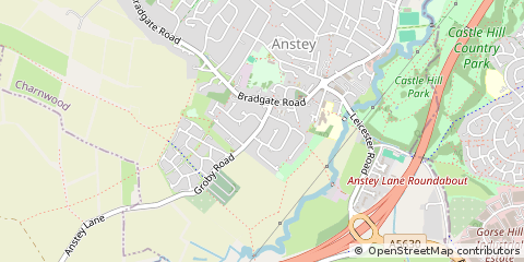 Map of Leicester