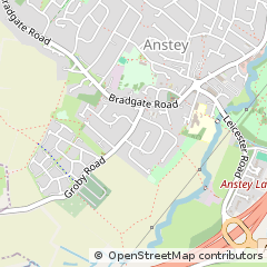 Map of Leicester