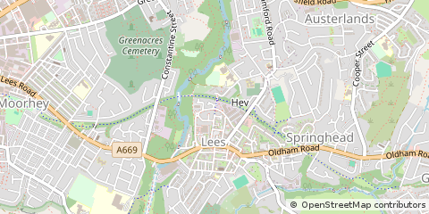 Map of Oldham
