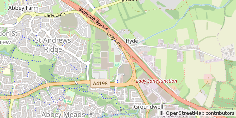 Map of Swindon