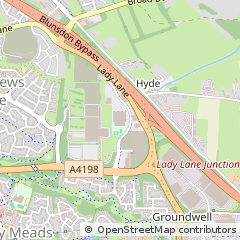 Map of Swindon