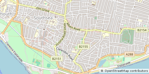 Map of Southsea
