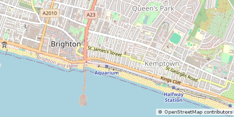 Map of Brighton, East Sussex