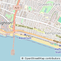 Map of Brighton, East Sussex