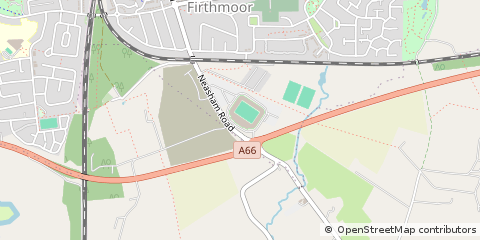 Map of Darlington, Durham