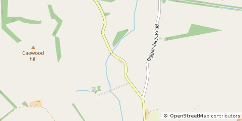 Map of Biggar, Lanarkshire