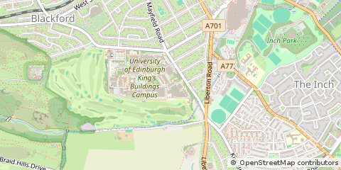 Map of Edinburgh