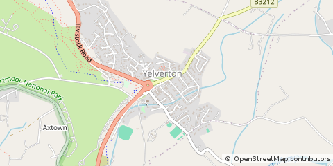 Map of Yelverton, Devon