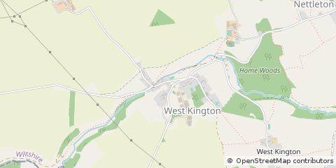 Map of Chippenham, Wiltshire