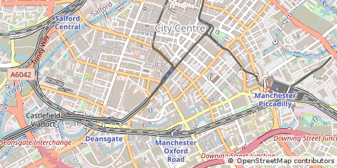 Map of Manchester, Worcestershire