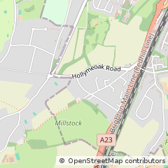 Map of Coulsdon, Surrey
