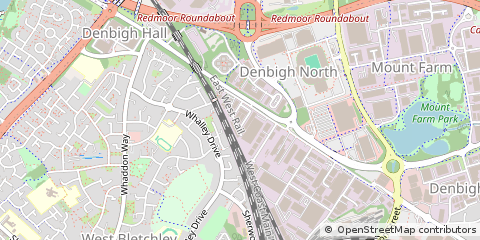 Map of Milton Keynes