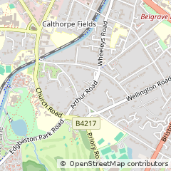 Map of Birmingham