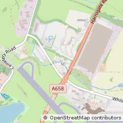 Map of Leeds, West Yorkshire