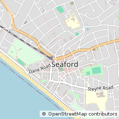 Map of Seaford, East Sussex