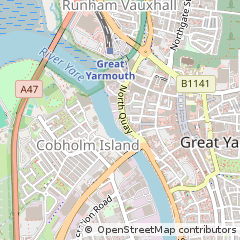 Map of Great Yarmouth, Norfolk