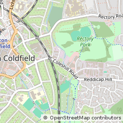 Map of Birmingham, West Midlands