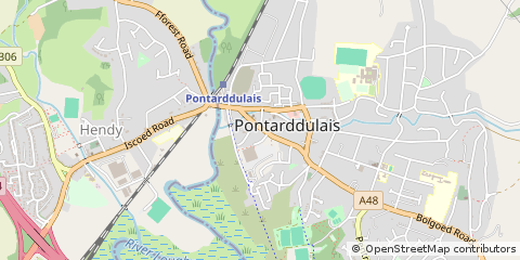 Map of Swansea