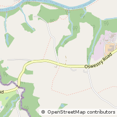 Map of Wrexham, Clwyd